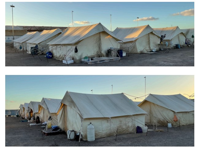 tienda campaña kiffa pro ambientada 200x400x400 beig 14u